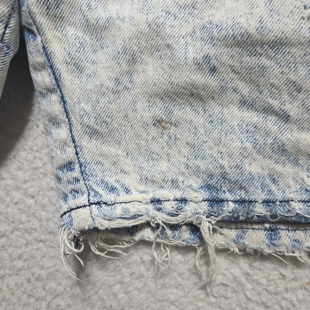VTG 80s Bristol Blues Mom Jean Shorts Acid Stonewash High Rise Size 28 Wiskerd